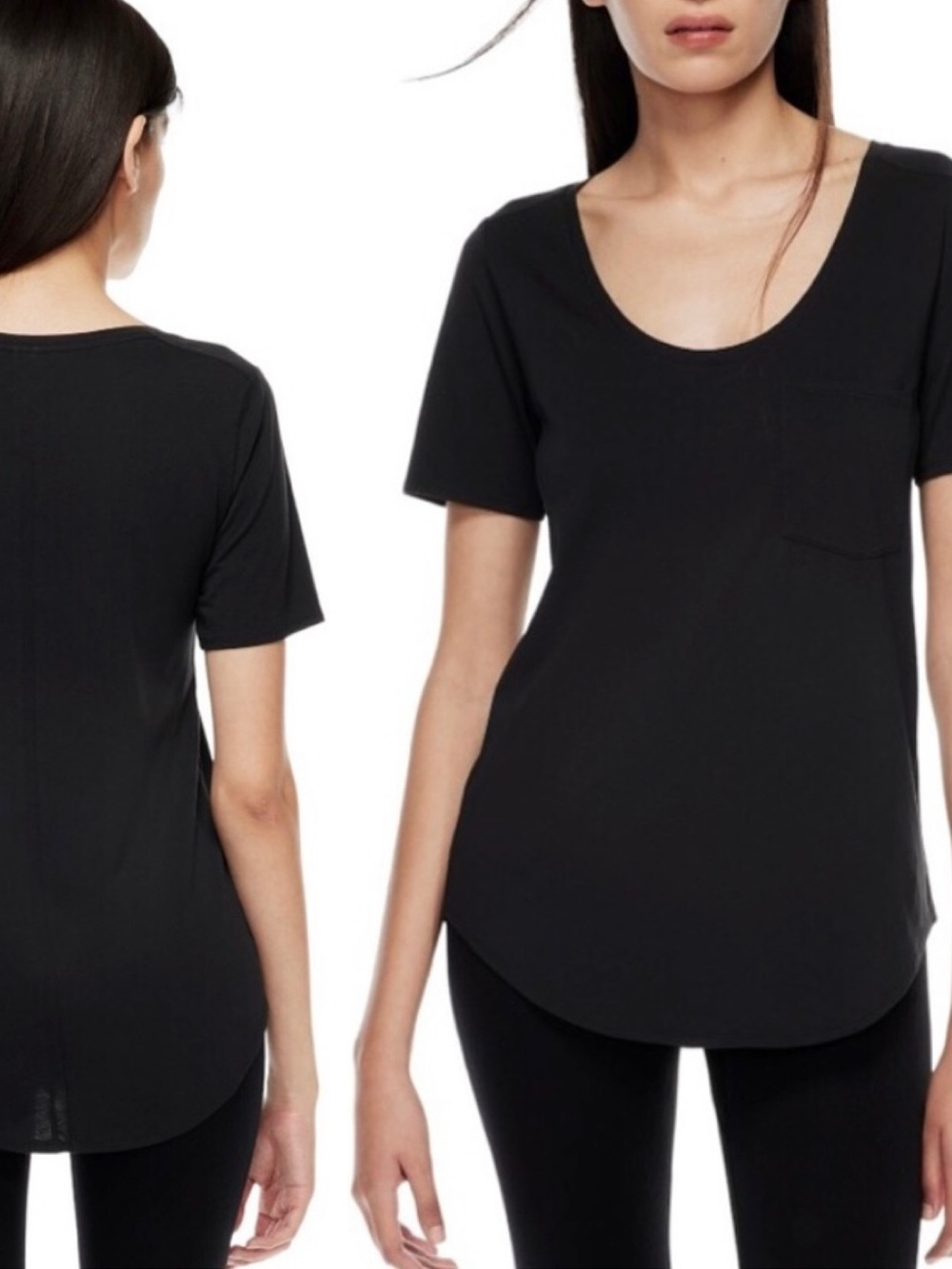 The Group By Babaton Scoop Neck Sami Pocket Tee